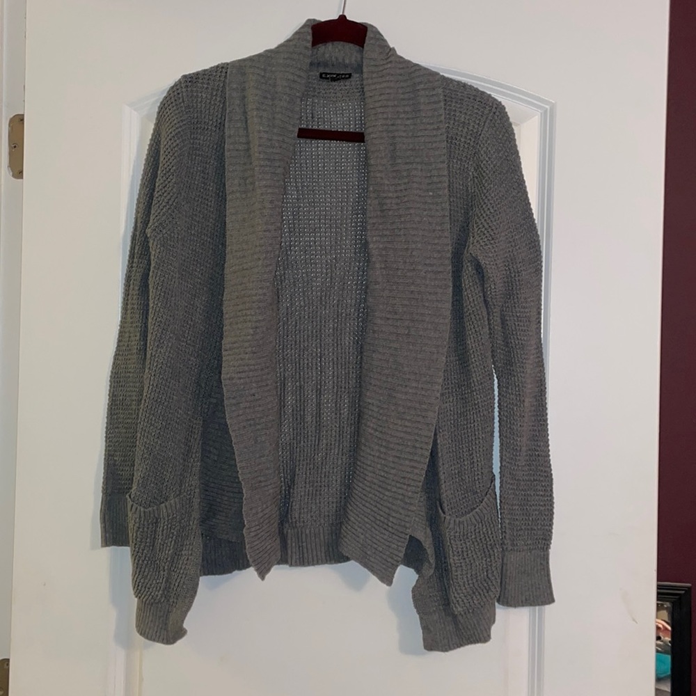 Gray Express sweater